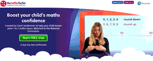 Preview 2 of the Carol Vorderman Maths Factor website