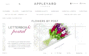Preview 3 of the Appleyard Flowers website