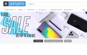 Preview 2 of the 4gadgets website