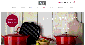 Preview 2 of the Denby Pottery website