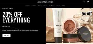 Preview 2 of the bareMinerals website