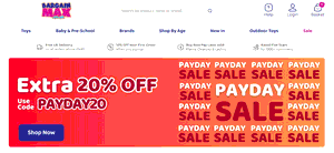 Preview 2 of the BargainMax website