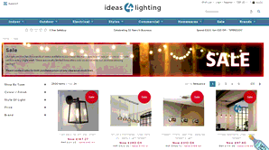 Preview 2 of the Ideas 4 Lighting website